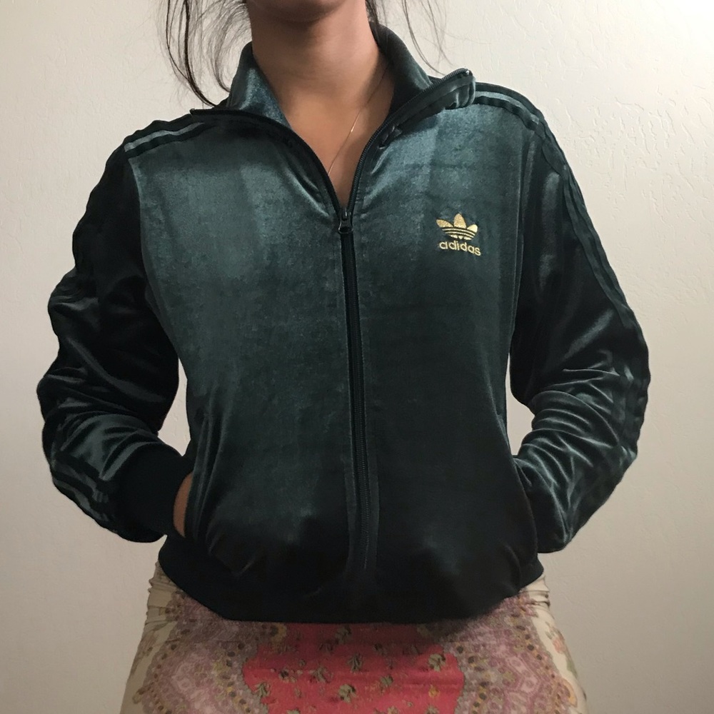 Adidas Velour Firebird Track Jacket